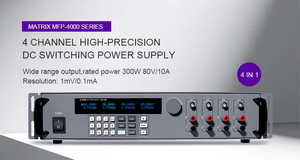 Alimentation de laboratoire quadri-canaux MATRIX MFP-4000, 150W/300W, programmable, garantie 3 ans, usage industriel, dédié à l'ATE - Product Image 4
