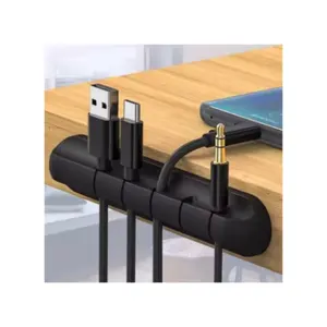 OEM充电电缆组织通过包装硅胶夹塑料模具定制收集USB电缆