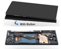 Layar Sentuh LCD OLED dengan Rangka untuk Samsung Galaxy Note 10 Plus N975 N9750 LCD dengan Rangka