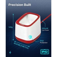 UIMG FS31 360 ° Lecteur de codes-barres 2D de bureau à détection automatique, lecteur de codes QR pour écran de téléphone, IP42, USB, pour les caisses des magasins de proximité