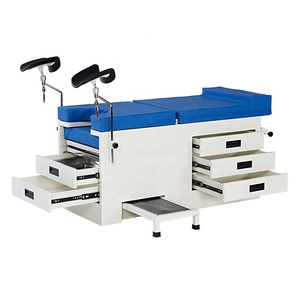 Table d'examen gynécologique médicale réglable avec tiroirs, table d'opération chirurgicale, table d'examen gynécologique - Product Image 4