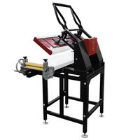 Rubans d'étiquettes multifonctionnels pour vêtements 25x100cm Machine de transfert par sublimation par presse à chaud Lanière rotative en satin à double chauffage
