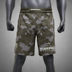 Pantalones Cortos de MMA 2 en 1 con Estampado de Camuflaje, Corte Alto, Tela Súper Suave y Ligera, Diseñados para Luchadores Profesionales de MMA y BJJ - Product Image 2
