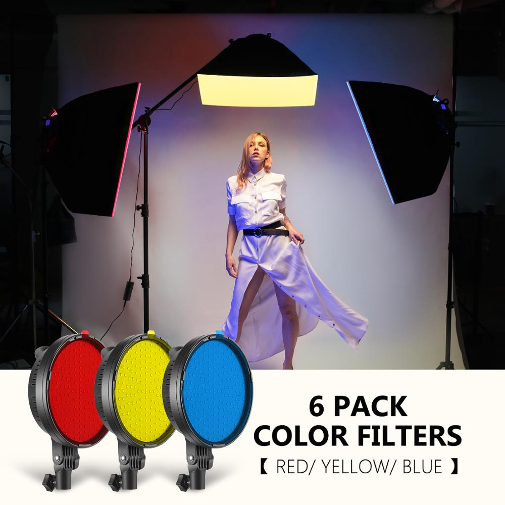 Neewer LED ソフトボックス照明キット 2.4G リモート付きカラー