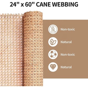 Groothandel Rotan Cane Webbing Roll Natuurlijke Mesh Meubelen Naturel/Pe/Pvc/Papier Rotan Banden Voor Rotan Stoel En Geschenkmanden - Product Image 3