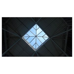 Fenêtre lucarne stores toit ouvrant pour maison artificielle de haute qualité usine <span class=keywords><strong>pas</strong></span> <span class=keywords><strong>cher</strong></span> métal aluminium cadre Double verre - Product Image 3