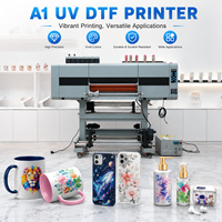 Máquina de impresión UV DTF industrial XM i3200 XP600 A1, impresora de transferencia UV rollo a rollo para impresión de etiquetas en botellas, vasos y empaques.