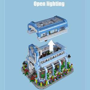 Moule <span class=keywords><strong>King</strong></span> 16048 1289PCS Street View Serie <span class=keywords><strong>Jardin</strong></span> Botanique <span class=keywords><strong>Maison</strong></span> Bloc de Construction Modèle Technique <span class=keywords><strong>Jouet</strong></span> Éducatif Festival Cadeau - Product Image 6