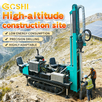 Foreuse compacte sur chenilles DTH pour la construction de fondations en micropieux et les projets d'ancrage au sol – Petite foreuse hydraulique DTH
