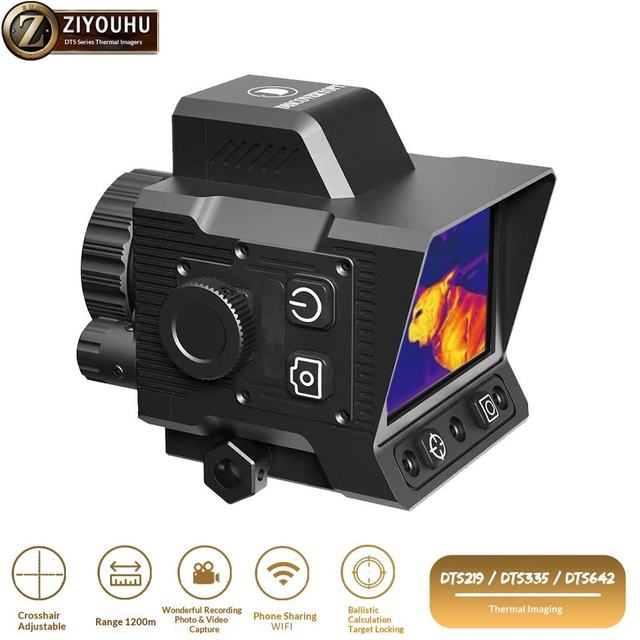DTS642 Thermal Imaging Monocular 12μm Infrared Camera Long Range Night Vision Device for Security Monitoring