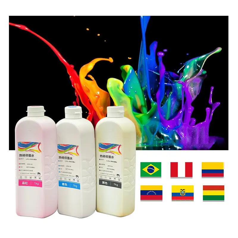 1000ml gute lebendige Farben Sublimation stinte für DX5 DX6 DX7 XP600 I3200 Drucker