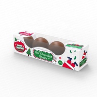 Bombes au chocolat chaud avec mini guimauves chocolat au lait doux et noir avec motif de boule cadeau de saison des vacances solide