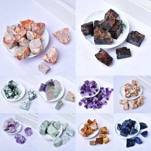 หินคริสตัลดิบธรรมชาติหลากสีรูปทรงไม่สม่ำเสมอสำหรับอโรมาเธอราพี ขายส่ง - Product Image 3