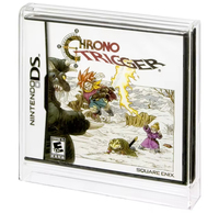 Étui de présentation en acrylique personnalisé moderne et transparent pour jeux vidéo SNES ou N64 en boîte
