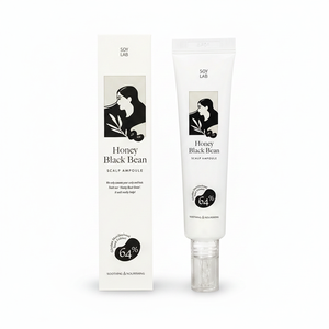 Ampoule capillaire au miel biologique et aux haricots noirs pour soulager la perte de cheveux et nourrir le cuir chevelu avec extrait - Product Image 2