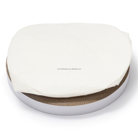 Grattoir de lit de maison en carton chat moderne de luxe papier ondulé et matériau en sisal pour dormir et jouer