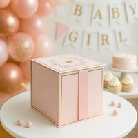 Boîtes à dragées de mariage en gros, emballées à plat, prix bas