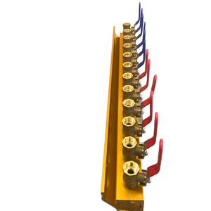 12 способ водоснабжения водные магистрали из Желтой меди с расходомер коллектор для системы охлаждения воды - Product Image 5