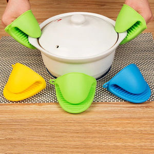 Gants en silicone épaissis résistants à la chaleur, antidérapants, isolants, pour four, cuisson, lave-vaisselle et micro-ondes - Product Image 6