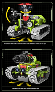 <span class=keywords><strong>Robot</strong></span> programmable 5 en 1 en plastique ABS, modèle éducatif, jouet de construction robotique télécommandé par application avec plus de 705 pièces pour les enfants de 7 à 14 ans - Product Image 2
