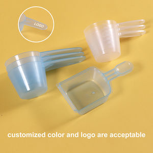 Toptan gıda sınıfı Pp plastik <span class=keywords><strong>Protein</strong></span> tozu ölçme Scoops kaşık Scoop Set toplu için gıda ürünleri plastik Opp torba 50ml 25g - Product Image 5