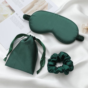 3PCS Masque de nuit en satin de soie <span class=keywords><strong>pour</strong></span> <span class=keywords><strong>les</strong></span> <span class=keywords><strong>yeux</strong></span> bandés <span class=keywords><strong>pour</strong></span> <span class=keywords><strong>les</strong></span> femmes Couvre-<span class=keywords><strong>yeux</strong></span> occultant avec chouchous en satin <span class=keywords><strong>pour</strong></span> <span class=keywords><strong>les</strong></span> cheveux - Product Image 3