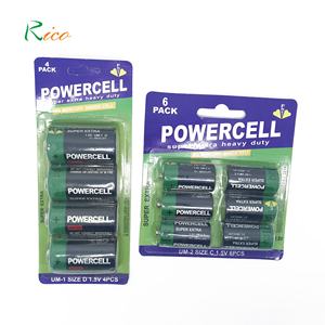 Pile sèche au carbone-zinc R20 UM1 1,5 V en PVC, la plus vendue, pour radio, lampe, LED et télécommande - Product Image 6