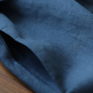 Abito Lungo Casual da Donna in Lino a Maniche Lunghe, Tinta Unita, con Colletto a Risvolto, Bottoni e Cintura in Vita, Vestibilità Ampia - Buongiorno - Product Image 5