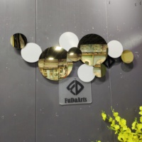 102X39CM S Décoration Murale Métallique Brillante Dorée de Luxe Moderne pour Salon, en Vente, Remises, Dropshipping DDP