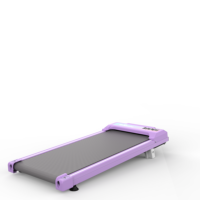 Tapis de marche compact pour petit espace, sous le canapé, avec rangement, 1-6 km/h, télécommande, suivi par application, moteur silencieux, pour les pas quotidiens