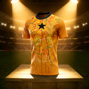 Camiseta de Fútbol de la Selección Nacional de Ghana 2026, Edición Jugador, Estrellas Negras - Product Image 1