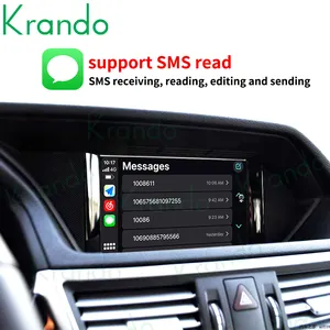 Krando ניווט GPS מערכת אלחוטי Apple Carplay ממשק AI תיבת עבור מרצדס בנץ E W212 2013-2015 רכב רדיו