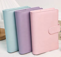 Porte-cartes en cuir PU A5/A6 avec fermeture élastique durable et étanche, option logo personnalisé pour économies et optimisation budgétaire
