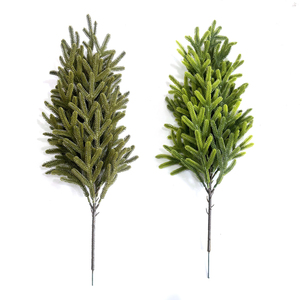Ramas de pino artificiales, tallos verdes de Navidad, agujas de pino, relleno de árbol de Navidad, ramas, púas de pino para <span class=keywords><strong>guirnalda</strong></span> DIY - Product Image 6
