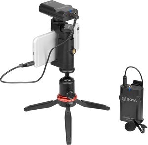 BO TE WM4 PRO-K1 Caméra Extérieure Mobile Enregistreur Audio 2.4G Micro Sans Fil pour Smartphone Appareil Photo REFLEX NUMÉRIQUE - Product Image 4