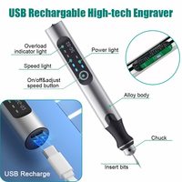 F.EASY.D Stylo Graveur Électrique Sans Fil USB de Haute Qualité, Outil Rotatif DIY de Polissage