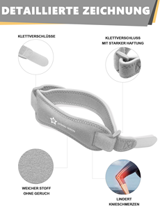 Rodillera Ajustable Personalizada con Soporte de Gel para Alivio del Dolor Deportivo - Product Image 2