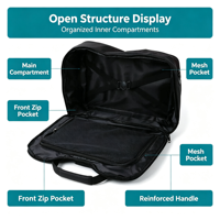 FACEYES Nouveau sac de rangement intérieur pour bagages, sac de voyage, ensemble de remplacement pour moto Can-Am Canyon XT Redrock 2025, en tissu Oxford