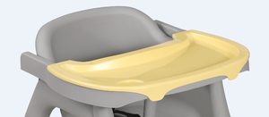 Chaise haute pour enfants Baiyun Cleaning OEM AF12601E PP grise rotative, chariot de service pour hôtel, nettoyage facile, capacité de charge de 7 à 15 kg - Product Image 6