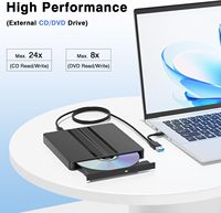 Wholesale Ultra-thin Laptop USB 3.0 External Optical Drive DVD Burner DVD RW CD Read-Write for Computer