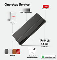 Étui intelligent rechargeable étanche pour lunettes, avec fonction de localisation et support Find My, pour traqueur de navigation et localisateur d'objets iOS, prix usine