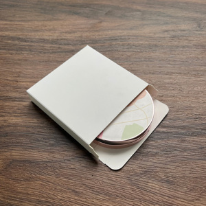 Mini White Paper <b>Box</b> Custom Logo, Small Cosmetic Folding Carton <b>Box</b> For Skincare & <b>Makeup</b> Packaging - Product Image 6