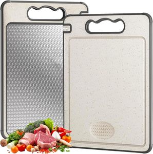 Planche à découper populaire 4-en-1 en alliage d'aluminium avec plateau de décongélation et poignée pour viande et légumes - Product Image 1