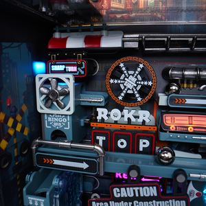 机器人时间Rokr手工玩具MR01S最后一个城市DIY套件大理石运行塑料积木机械3D拼图 - Product Image 5