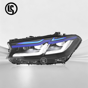Faros Delanteros <span class=keywords><strong>LED</strong></span> LS para BMW Serie <span class=keywords><strong>5</strong></span> G38 G30 2018-2020, Actualización a Estilo M5, Accesorios para Automóvil de Fácil Instalación - Product Image 4