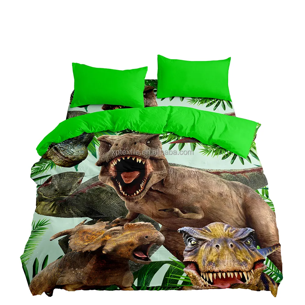 Manufacturers Direct Custom Design 3D Digital Printing Cartoon Pattern 100% Polyester Duvet Cover Set Bedding Set For Winter