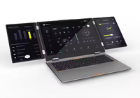 Professionale tre schermo Laptop16 "+ 10.5" + 10.5 "Core I7 Business Laptop riconoscimento facciale 2TB schede grafiche WIFI 6 RJ45 rete
