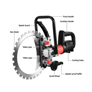 410MM High-Power Brushless Industrial Grade 220V Portable Ring <b>Saw</b> Wall Concrete Cutting Machine Stone Tool 220v Ring <b>Saw</b> Cuttin - Product Image 4