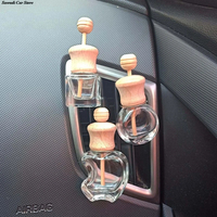 8ml Mini bouteille de parfum de voiture vide verre parfum huile essentielle aromathérapie diffuseur rechargeable parfum pendentif