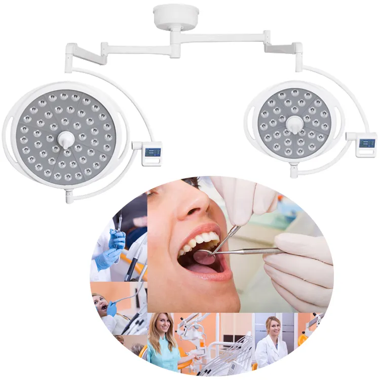 YCLED700/700 Electric Dental Examination Operating Lamp Shadowless Plastic Medical Hospital Equipment